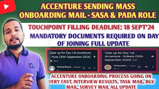 GOOD NEWS Accenture Mass Onboarding🔥 Touchpoint Link  Action Items  Countdown to AccentureOLJL [upl. by Bindman264]