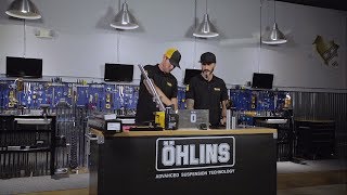 Öhlins HarleyDavidson Cartridge Install [upl. by Eivets]