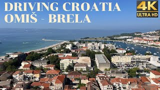 Driving Croatia  Omiš  Brela Exploring the Croatian Riviera by Car [upl. by Anniken]