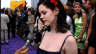 Rose McGowan at the 1997 MTV Movie Awards at Barker Hanger in Santa Monica [upl. by Robbert303]