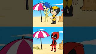 INSIDE OUT 2 Deadpool and Wolverine who is kinder With Joy x Disgust x Envy x Fear [upl. by Ettennig]