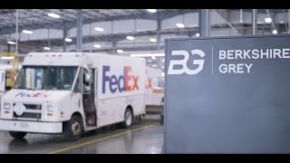 Robotic Parcel Sortation System at FedEx [upl. by Sofer]