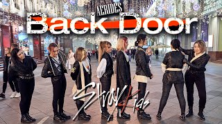 ONE TAKE  KPOP IN PUBLIC RUSSIA STRAY KIDS  BACK DOOR cover dance by AERIDES [upl. by Holt]