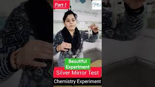 Silver mirror test part 1 tollens reagents test tollens test for aldehyde and ketone vkcclasses [upl. by Jemie]