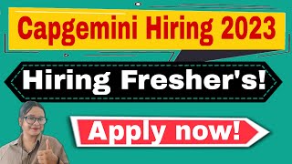 Capgemini Off Campus Drive for 2024 Batch – Hiring Process Eligibility Criteria and Test Pattern [upl. by Yeslehc]