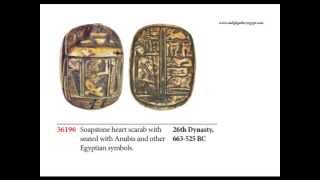 Sadigh Gallerys Ancient Egyptian Scarabs [upl. by Zerla]