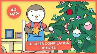 Tchoupi 🎄 La super compilation de Noël 🎄 40 minutes  Dessin animé pour enfants [upl. by Nnep48]