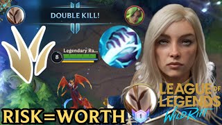 THE FASTEST SCALING ROLE but is it WORTH THE RISK  Kayle Jungle Wild Rift [upl. by Pirri139]