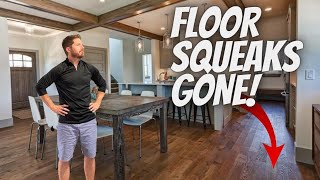 How to Fix Squeaky Hardwood Floors  6 BETTER DIY Ways [upl. by Culosio]