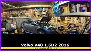 Volvo V40 2016 16D2 big service [upl. by Weintrob]