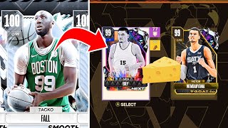 I USE 75 DARK MATTER ZACH EDEY AND PG WEMBY IN HONOR OF 100 OVERALL TACKO FALL [upl. by Avir]