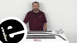 etrailer  WeatherTech Side Window Air Deflectors with Dark Tinting Spec Review [upl. by Nedloh]