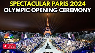 Paris Olympics 2024 LIVE Kicks Off With Lavish Boat Parade Celine Dion Musical Performance  N18G [upl. by Boswall]