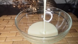 Home made Condensed Milk Recipe By Ismail food Without Milk powder [upl. by Nonnahsed]