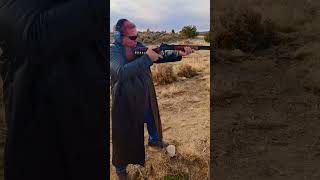 Shooting Big Horn Armory Model 89 LeverAction Rifle  500 SampW Magnum [upl. by Ramsdell]