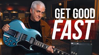 How To Get Good On Guitar Fast [upl. by Ailemaj]