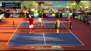 Day 4  2024 Minto US Open Pickleball Championships  Mens Senior PRO [upl. by Nidnal]