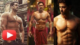 Salman Hrithik Ajay Devgan Hot Shirtless Heroes Of Bollywood [upl. by Arbed]