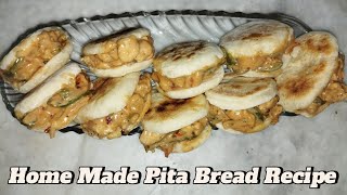 Pocket Shawarma Recipe  Homemade Pita Bread without Oven Mini Chicken Pocket Shawarma easy Recipe [upl. by Cooperman]