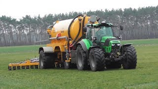 Slurry injection with DeutzFahr amp Veenhuis [upl. by Grayson]