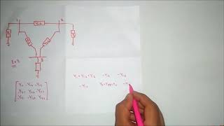 How to find bus admittance matrix in power system analysis in hindi [upl. by Leduar]