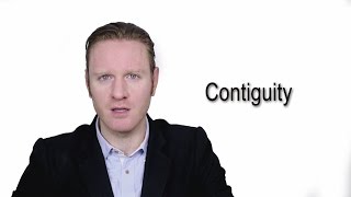 Contiguity  Meaning  Pronunciation  Word World  Audio Video Dictionary [upl. by Cypro189]