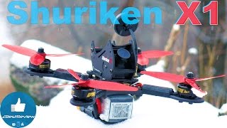 ✔ Подробный Обзор FPV Квадрокоптера Holybro Shuriken X1 200мм Gearbest [upl. by Namlaz]