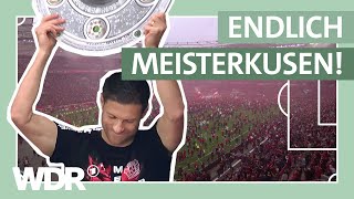 Nie mehr quotVizekusenquot Bayer Leverkusen ist Deutscher Meister  ZwWdF  WDR [upl. by Fenn731]