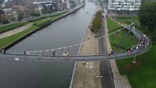 Drone Video BruggenLoop Kortrijk 2023 [upl. by Carolus]