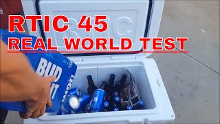 RTIC 45 quotREALISTICquot COOLER REVIEW [upl. by Terence]