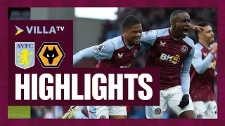 HIGHLIGHTS  Aston Villa 20 Wolves [upl. by Emsoc]