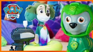 Aqua Pups Save Missing Merpups  PAW Patrol  Toy Play for Kids [upl. by Eeliak195]