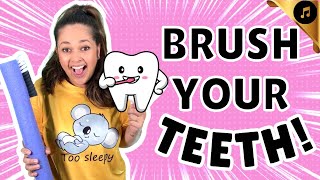 Brush Your Teeth  Kids Songs  Ms Moni [upl. by Qirat]