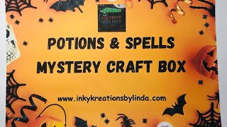 August 2024 Mystery Craft Box  Potions amp Spells [upl. by Dnalra]