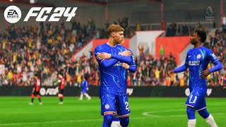 Bournemouth Vs Chelsea  Ft Cole Palmer Sancho  Premier League  Full Match  FC 24 [upl. by Thais]