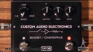 MXR Boost Overdrive Pedal MC402 Guitar Pedal Review  GearUP on TMNtv [upl. by Hermon]