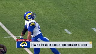 🚨Aaron Donald Retires🚨 [upl. by Etnad]