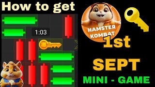 SEPTEMBER 1st Mini game Hamster Kombat Puzzle Solved Today hamsterkombat [upl. by Zollie]