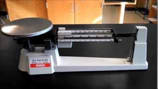 Tutorial Triple Beam Balance [upl. by Spitzer517]