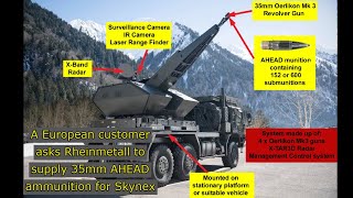 A European customer asks Rheinmetall to supply 35mm AHEAD ammunition for Skynex [upl. by Bradford]