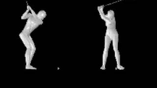 Model Golf Swing paired with Tour Tempo 248 [upl. by Irrac804]