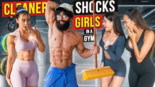 She cant say No to CLEANER  Anatoly GYM PRANK 30 [upl. by Akyeluz]