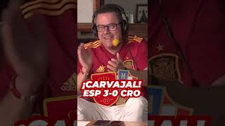 REACCIÓN de TOMÁS RONCERO al GOL DE DANI CARVAJAL  ESPAÑA 3  CROACIA 0  EUROCOPA 2024 [upl. by Henriette]