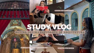 study vlog  rotina de uma estudante de arquitetura  aulas presenciais mini cursos… [upl. by Aileduab44]