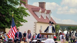 Naturalization Ceremony at Mount Vernon July 4 2023 [upl. by Aidnahs207]