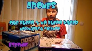 NORMATIVA DRONESVLOG que puedo y no puedo hacer con mi drone [upl. by Ahsitil]