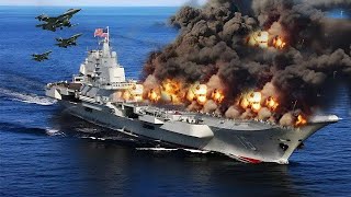 Todays news Russian Aircraft Carrier Destroyed by Ukrainian F16 Fighter Jet in Black Sea [upl. by Ordnassela34]