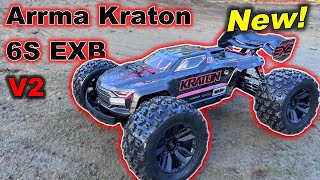 Arrma Kraton 6S EXB V2 First Look Bash  Best 18 RC monster truck basher truggy [upl. by Eteragram]