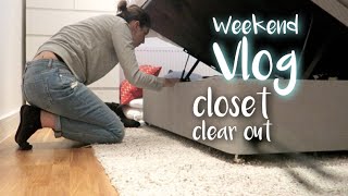 Closet Clear Out  Lily Pebbles VLOG [upl. by Naimaj]