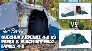 Quechua Arpenaz Family 42 Fresh amp Black vs Arpenaz Family 42 [upl. by Aekan]